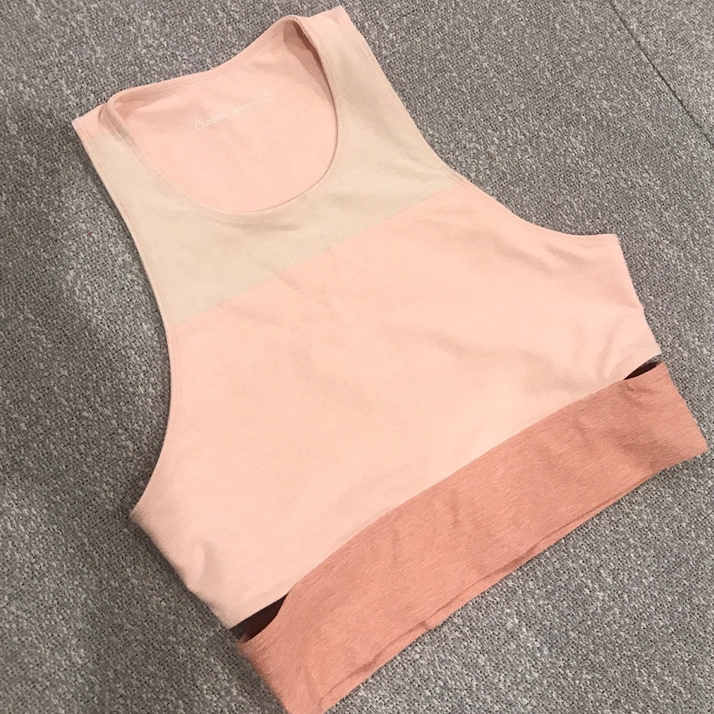 Outdoor Voices Slash Back Crop Top